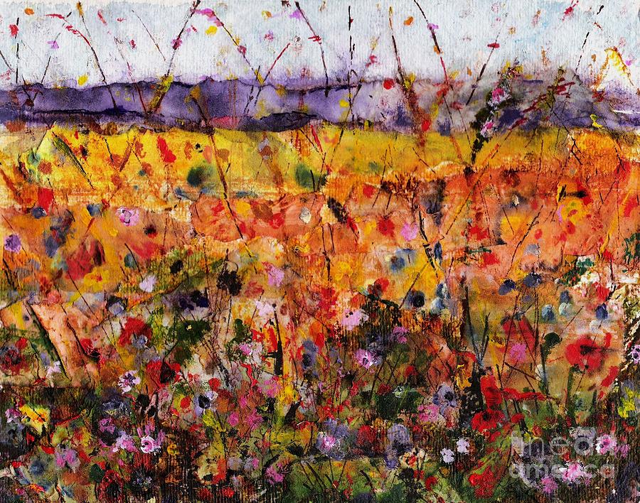 Flower Painting - Field of Dreams by Frances Marino