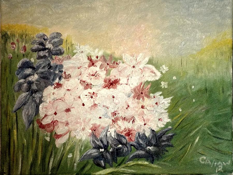Field of flowers Painting by Charles Ray