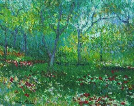 Field of Flowers Painting by Martha Sterling Stroman Field of Flowers Painting by Martha Sterling Stroman