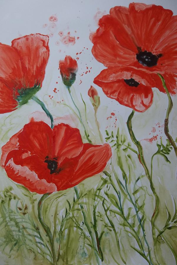 Field of Poppies by Audrey Bunchkowski Field of Poppies by Audrey Bunchkowski