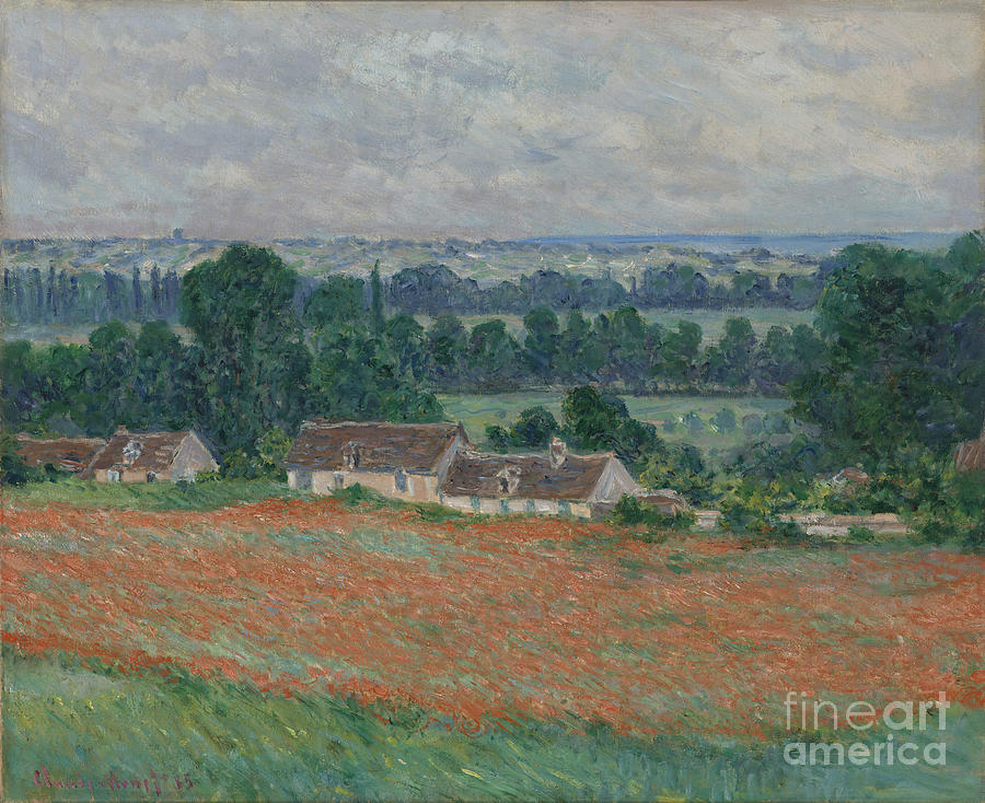 Field Of Poppies Painting by Celestial Images
