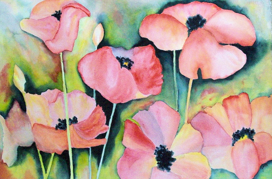 Field of Poppies Painting by Elise Boam