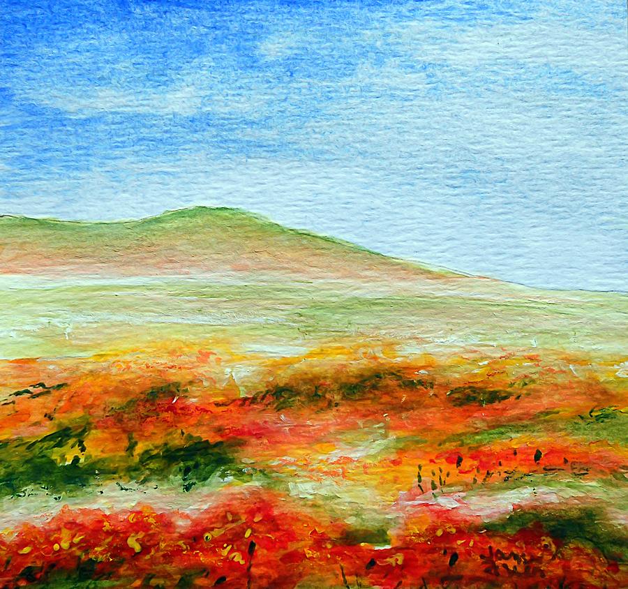 Field of Poppies Painting by Jamie Frier
