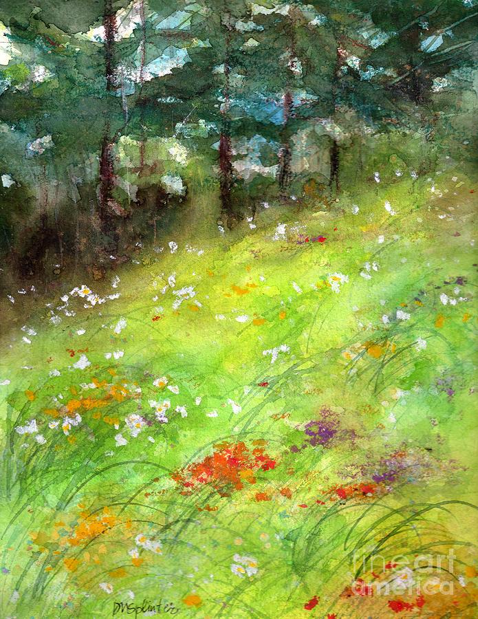 Meadow Painting - Field of Possibilities by Diane Splinter