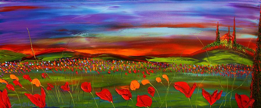Field Of Wildflowers #13 Painting by James Dunbar