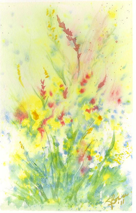 Field of Yellow Painting by Elise Boam