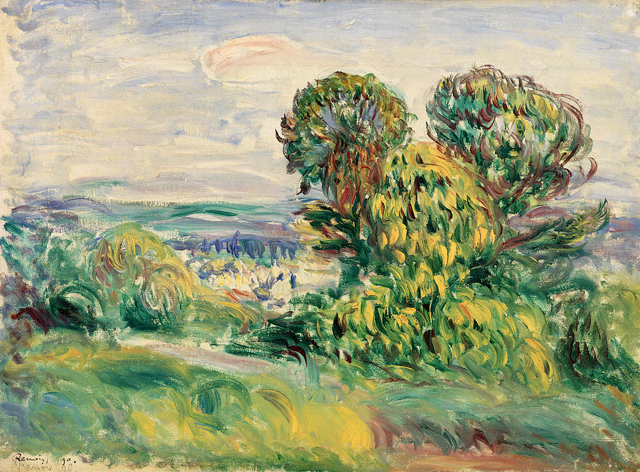 Pierre Auguste Renoir Painting - Field by Pierre-Auguste Renoir
