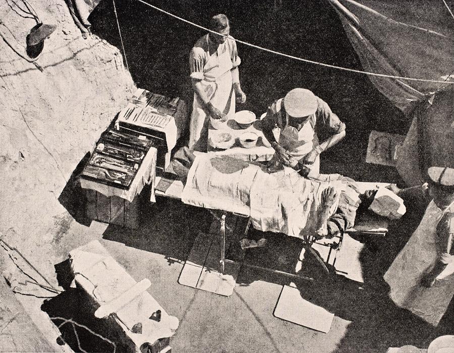 Turkey Drawing - Field Surgery On Gallipoli Peninsula by Vintage Design Pics