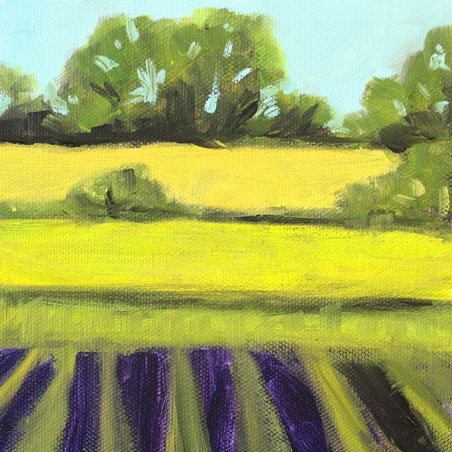 Field Work Painting by Nancy Merkle