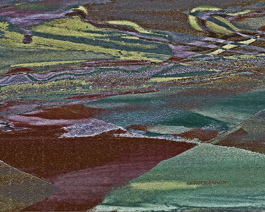 Fields from the Air Painting by Lenore Senior