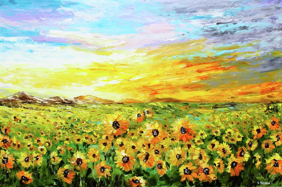 Fields of Gold Painting by Kevin Brown