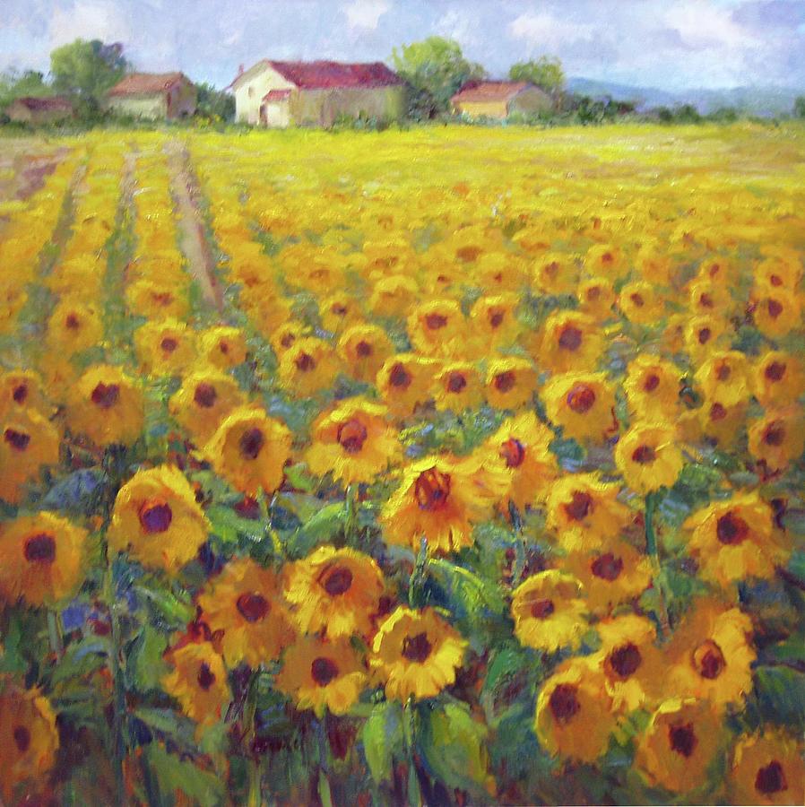 Fields Of Italy Painting