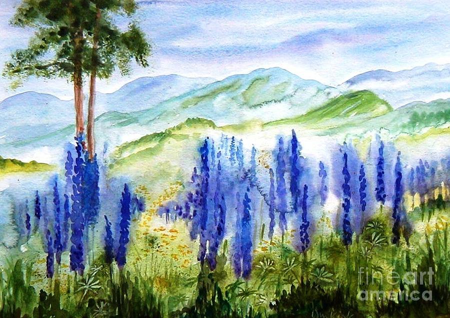 Fields of Lupines by Diane Kirk Fields of Lupines by Diane Kirk