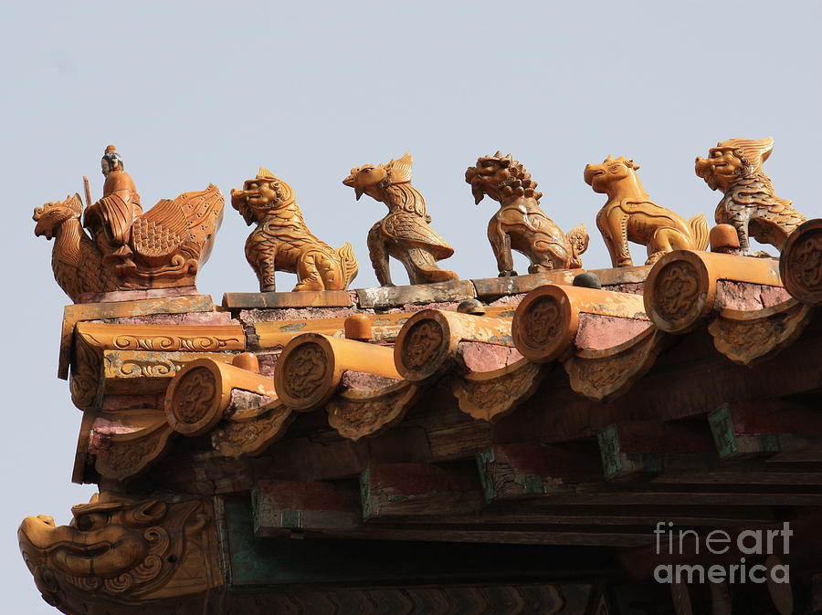 Fierce Guardians of the Forbidden City Photograph by Carol Groenen
