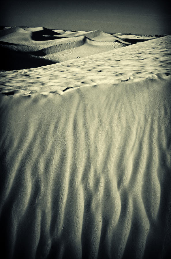 Fiery desert sand II Photograph by Silvia Ganora