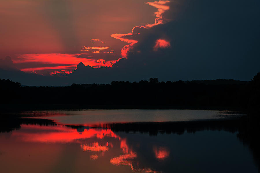 Fiery Evening Photograph by James L Bartlett