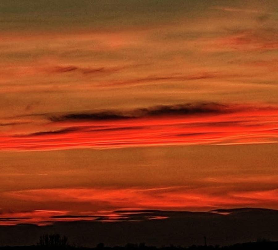 Nature Photograph - Fiery Evening Sky

#nature #landscape by Chris Smith