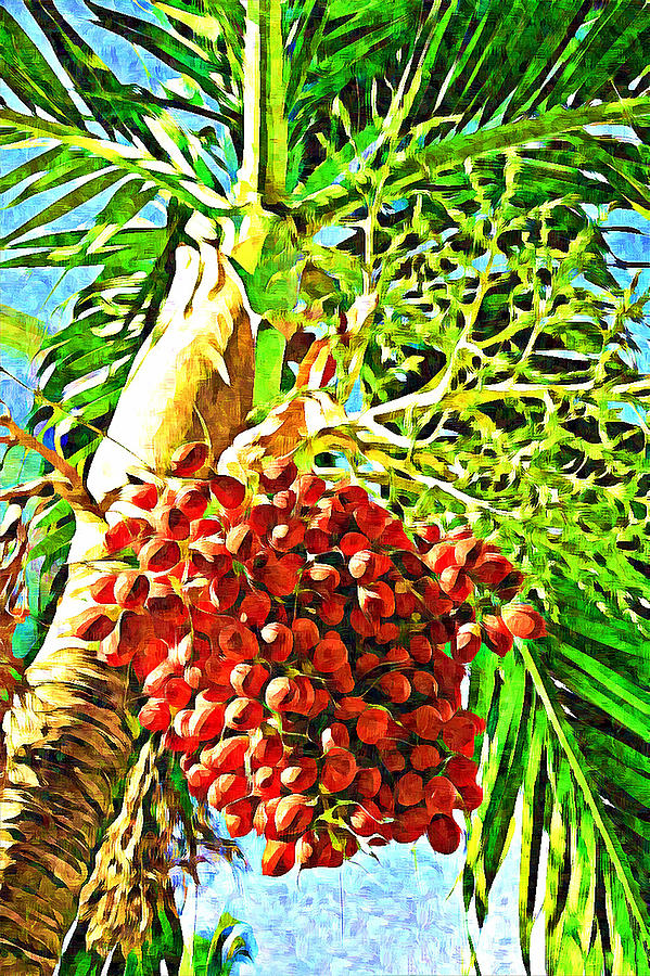Fiery red tropical fruits Photograph by Tatiana Travelways