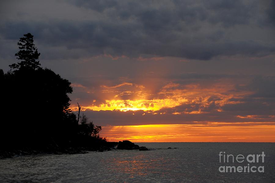 Fiery Sky at Sunrise Photograph by Sandra Updyke