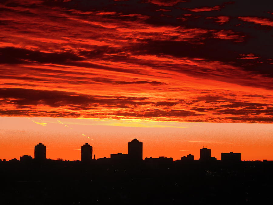 Fiery Sunrise Photograph by Stephanie Moore