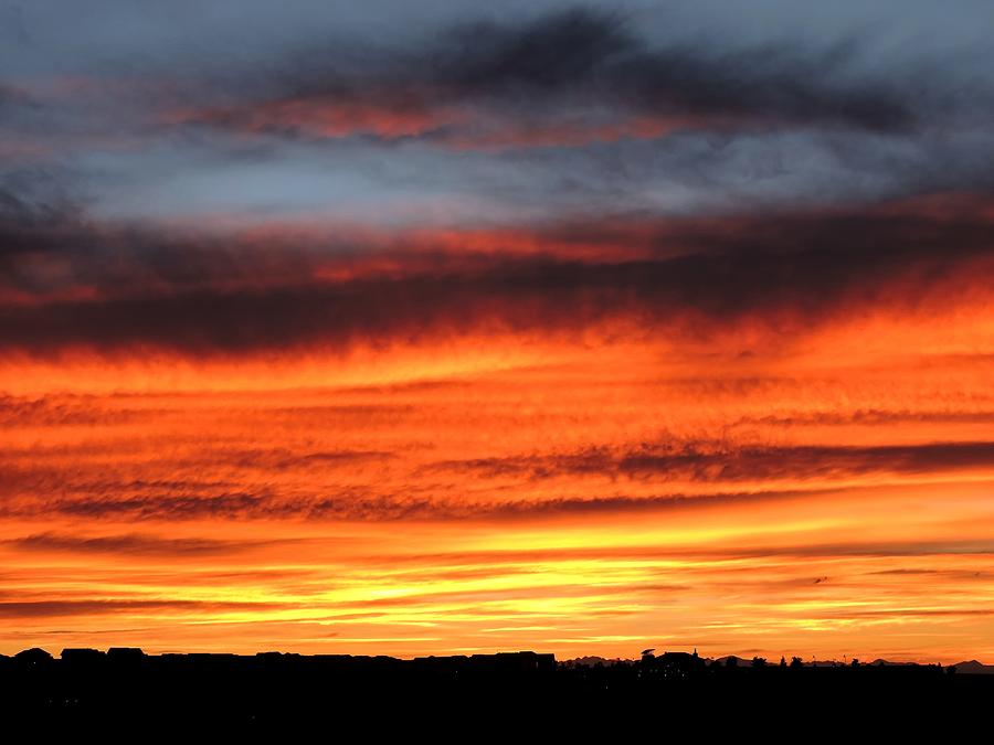 Fiery Sunset Photograph by Connor Beekman