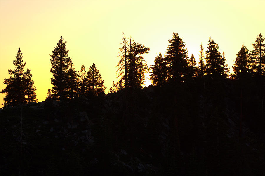 Fiery Sunset Ridge Photograph by Randy Wehner