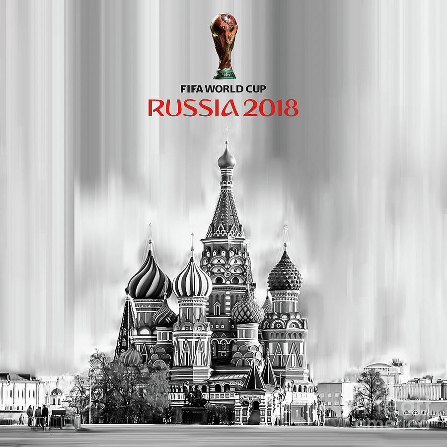Fifa world cup Russia 2018 Painting by Gull G