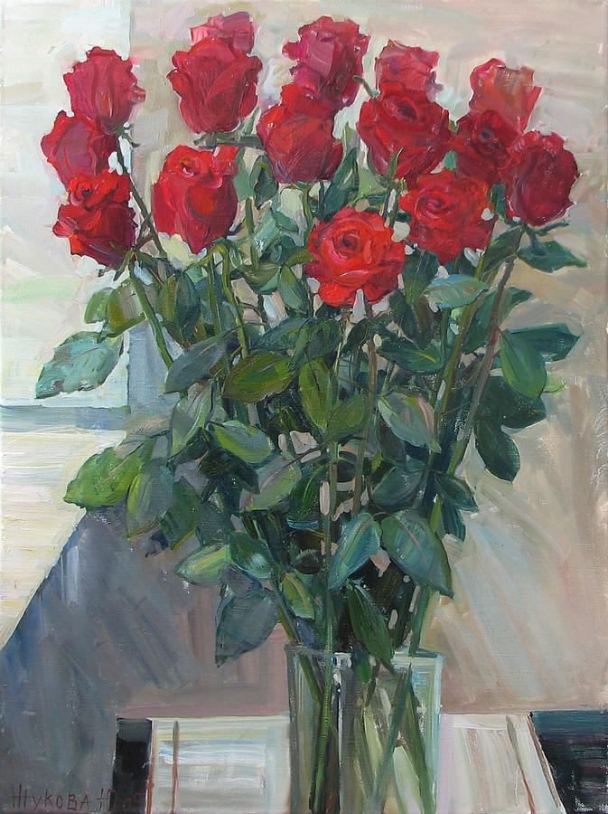 Fifteen Painting by Juliya Zhukova