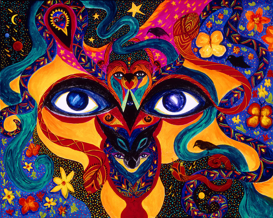 All Seeing Painting by Marina Petro