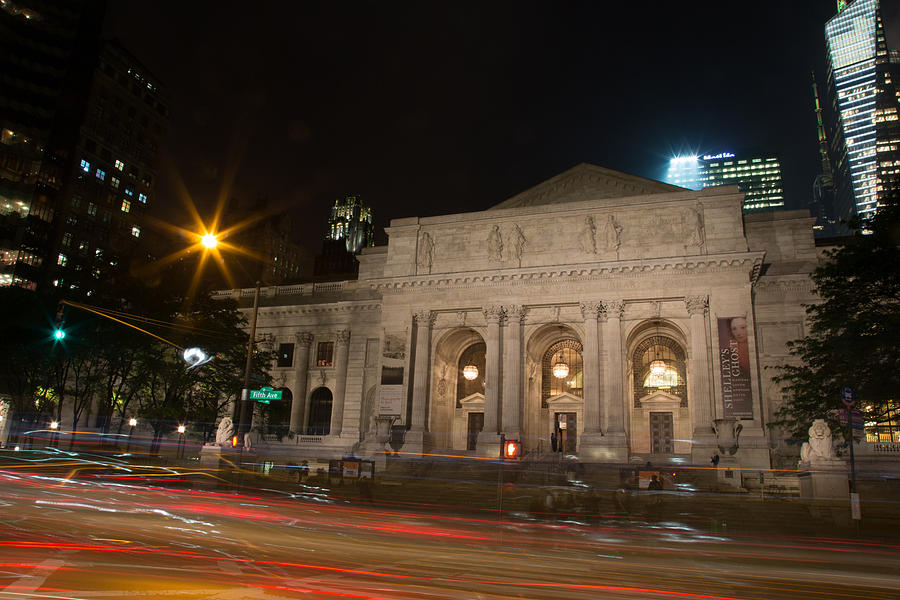 New York City Photograph - Fifth Avenue and Library by John Dryzga