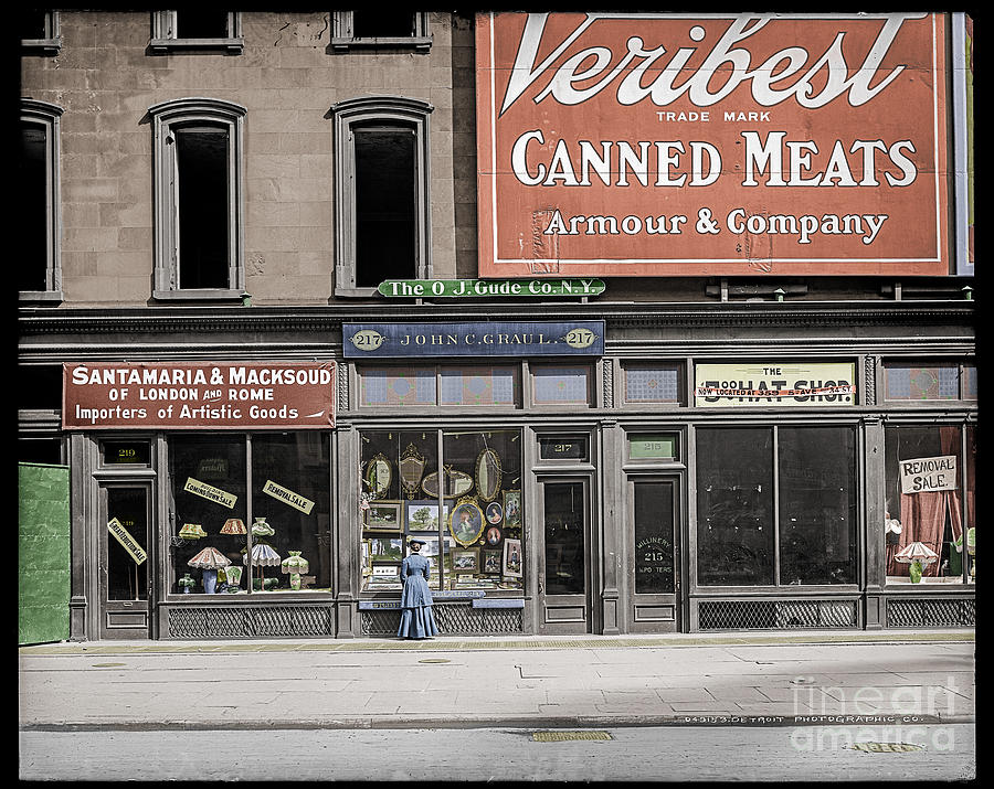 Fifth Avenue colourised Photograph by Russell Brown