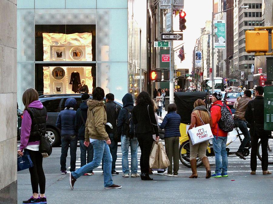 Fifth Avenue Shopping Photograph by Lexi Heft - Pixels