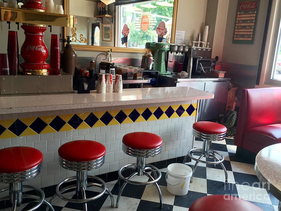 Fifties Diner Photograph by Anne Sands
