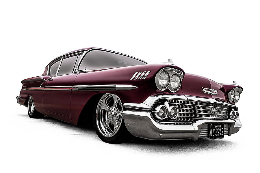 Fifty-Eight Impala Digital Art by Douglas Pittman