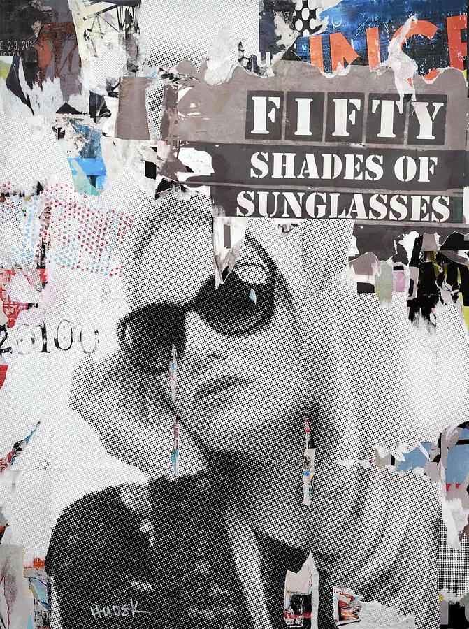 Fifty Shades of Sunglasses Mixed Media by James Hudek