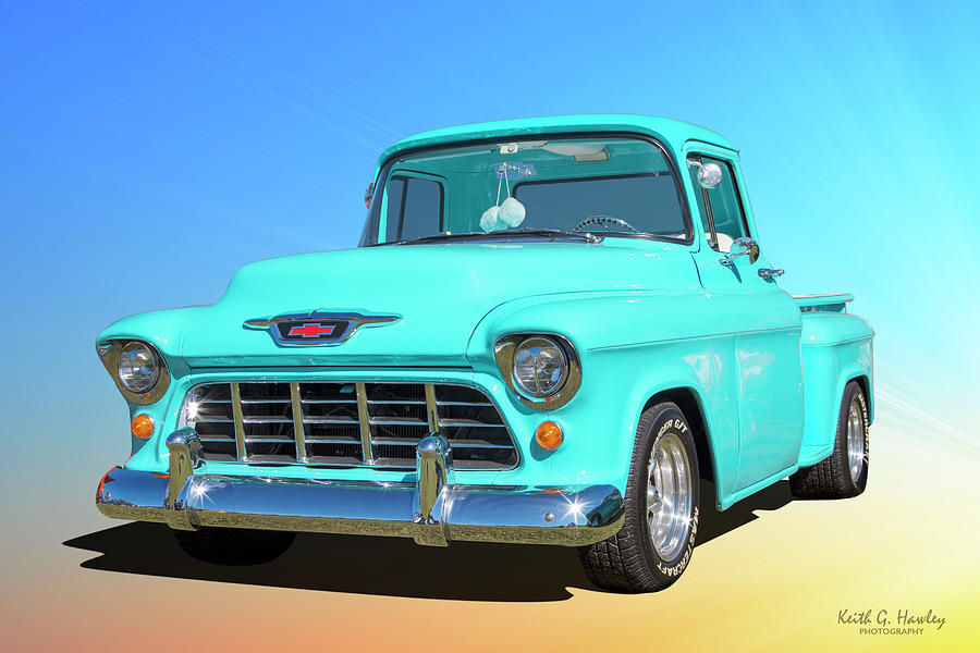 Fifty5 Stepside Pickup Photograph by Keith Hawley