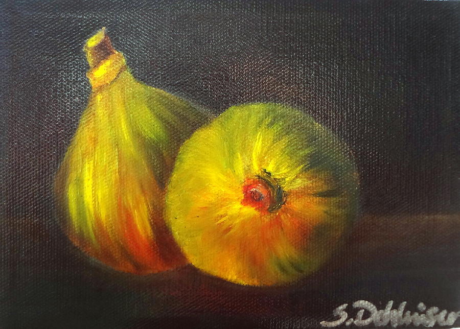 Figs - SOLD Painting by Susan Dehlinger
