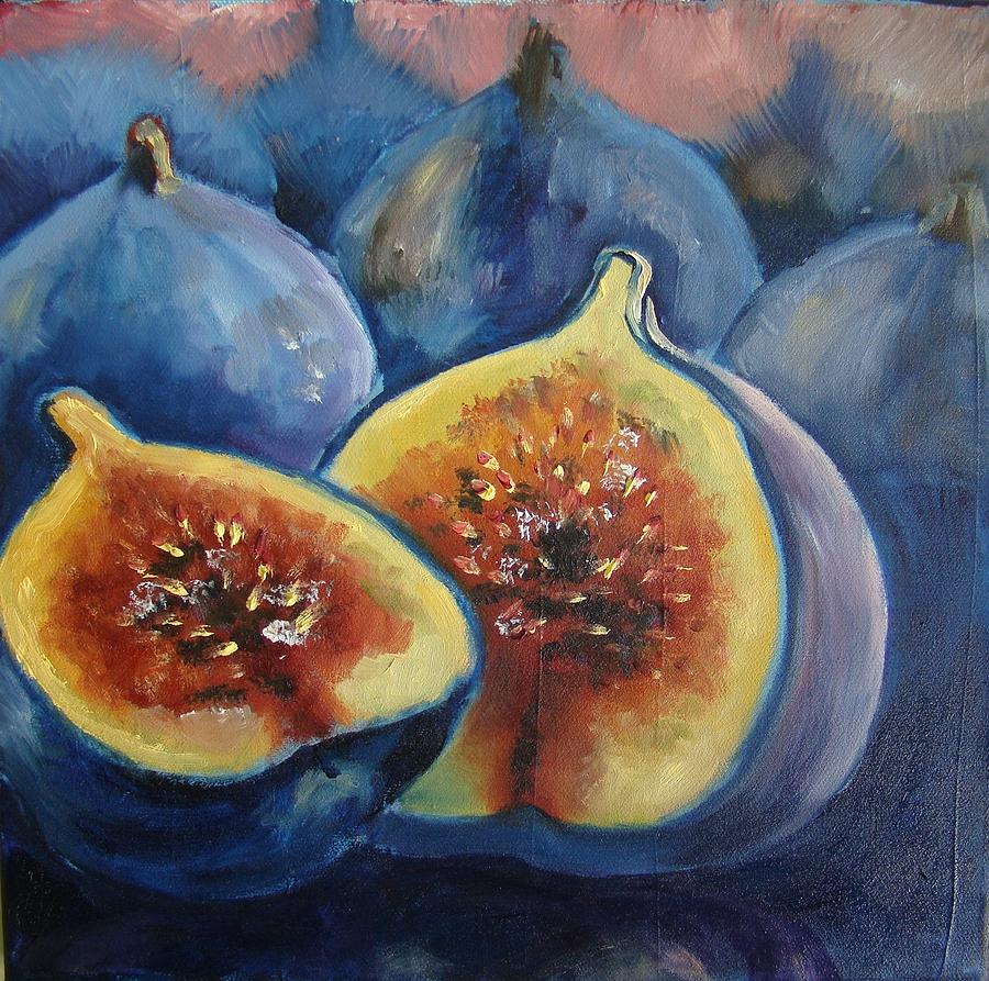 Fruit Painting - Figs by Christina Clare