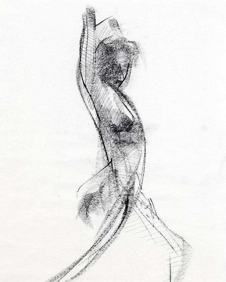Untitled #728 Drawing by Chris N Rohrbach