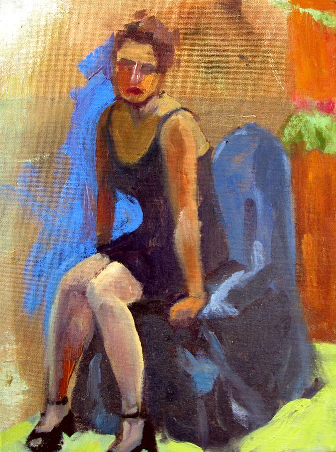 Figure No 5 Painting by Deborah Cushman - Fine Art America