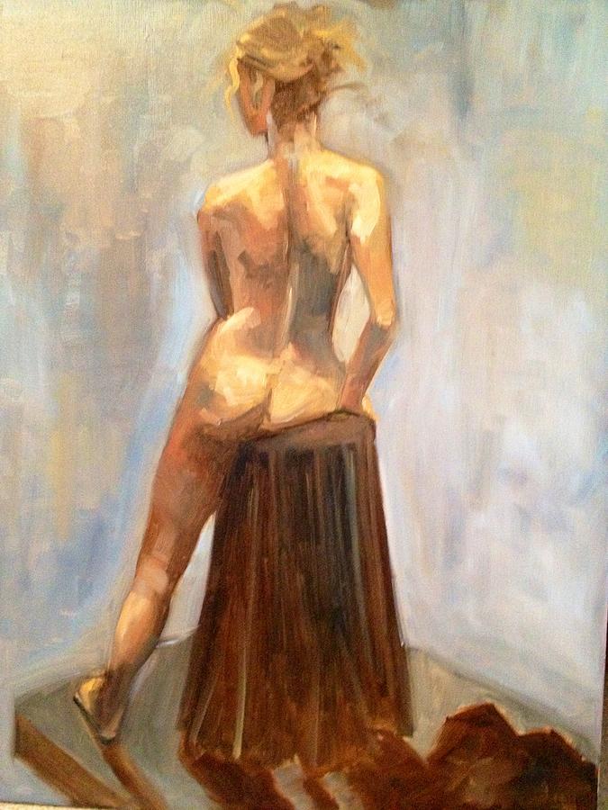 Figure Study Of A Woman Painting by Cynthia Mozingo Figure Study Of A Woman Painting by Cynthia Mozingo