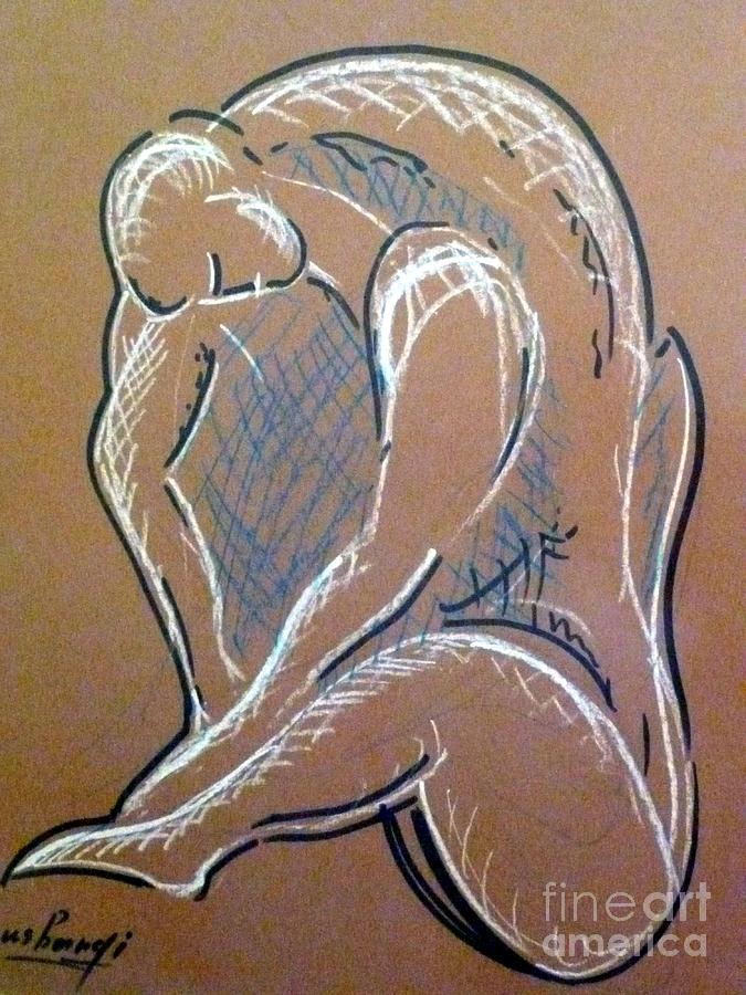 Figure Painting - Figure by Ushangi Kumelashvili Figure Painting - Figure by Ushangi Kumelashvili