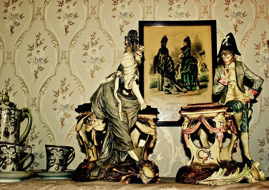 Figurines at Emily Carrs House Photograph by Brian Sereda