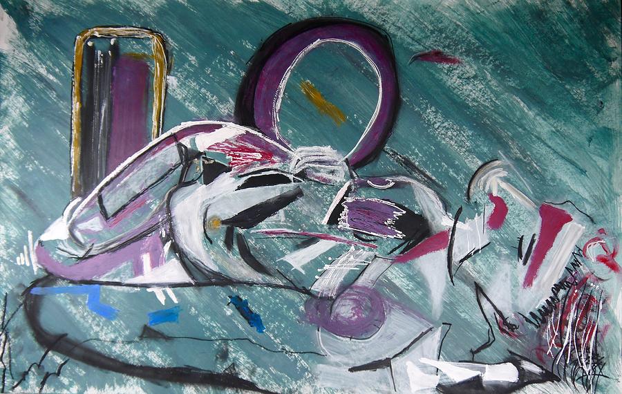 Figuring - Dreams in Green Mixed Media by Steve Tannenbaum Figuring - Dreams in Green Mixed Media by Steve Tannenbaum