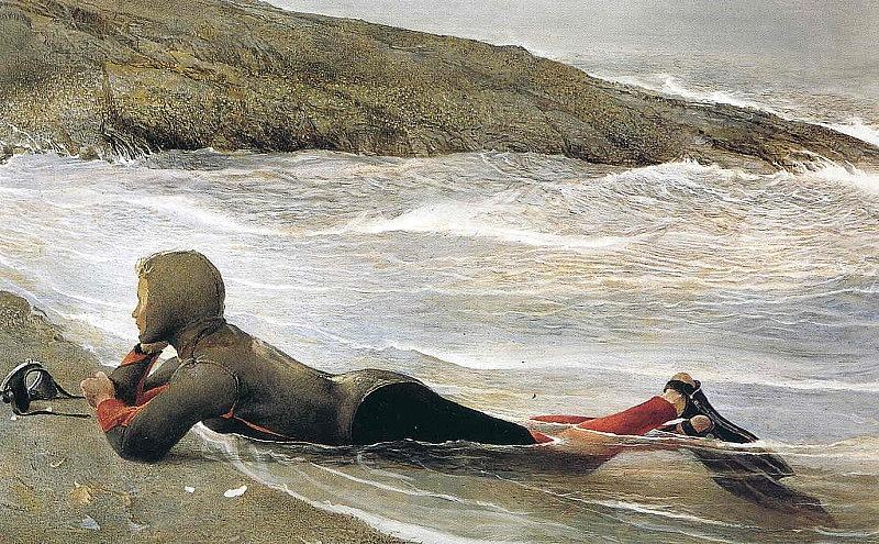 andrew wyeth beach painting