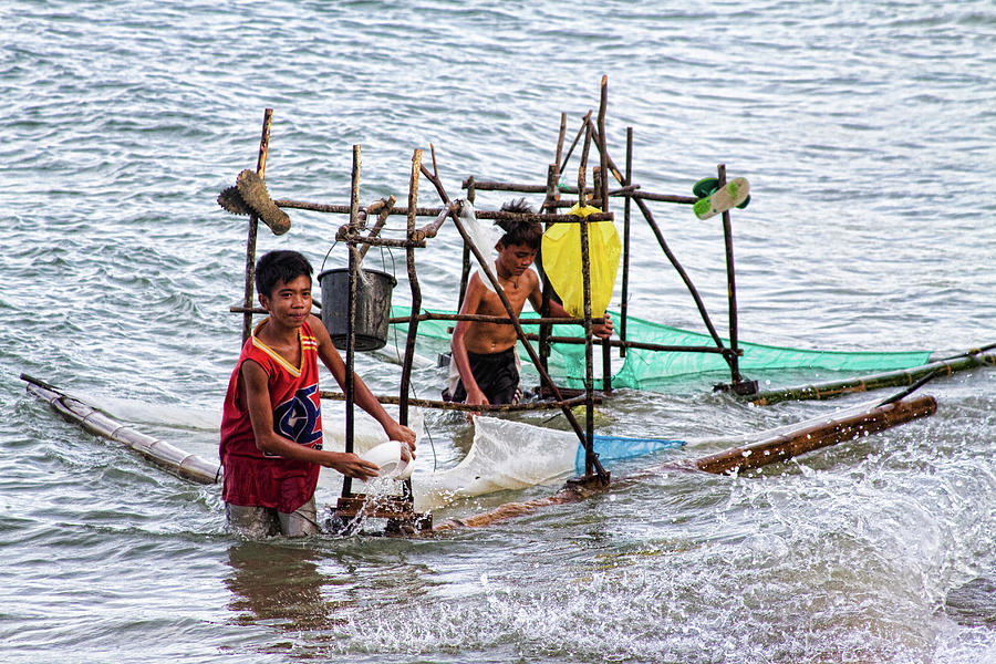 Filipino Fishing Photograph by James BO Insogna