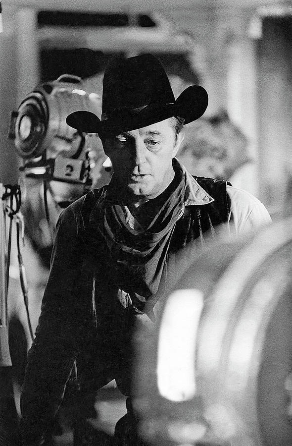Film homage Robert Mitchum Young Billy Young set Old Tucson Arizona 1968 Photograph by David Lee Guss