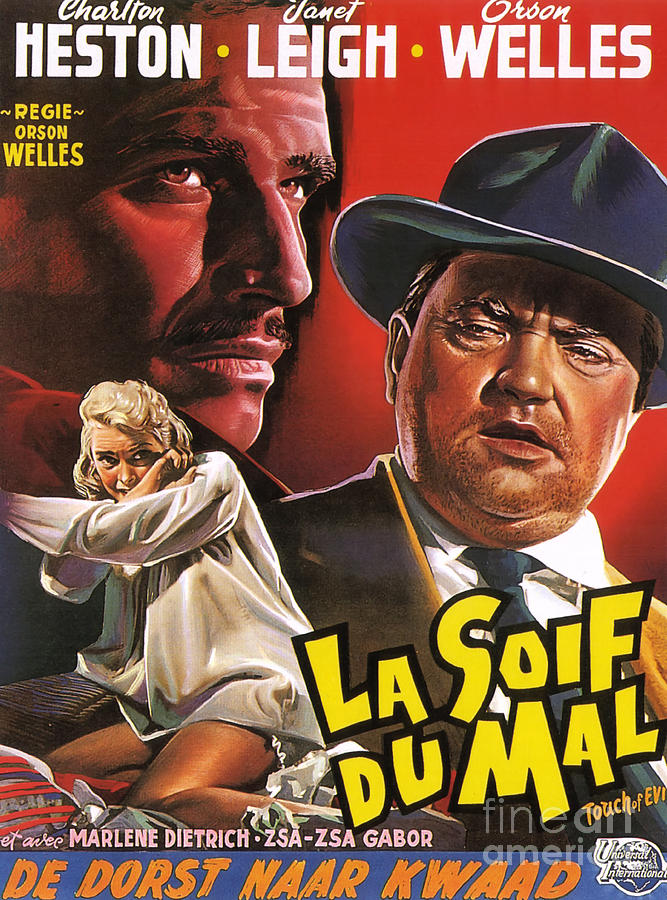 Film Noir Poster  Touch Of Evil Painting