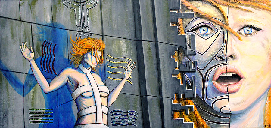 Film Spirit of Leeloo Dallas Painting by M E