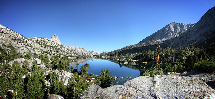 Fin Dome Over Middle Rae Lake - John Muir Trail Photograph by Bruce ...